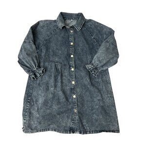 Denim Dress Oversized Like New Small